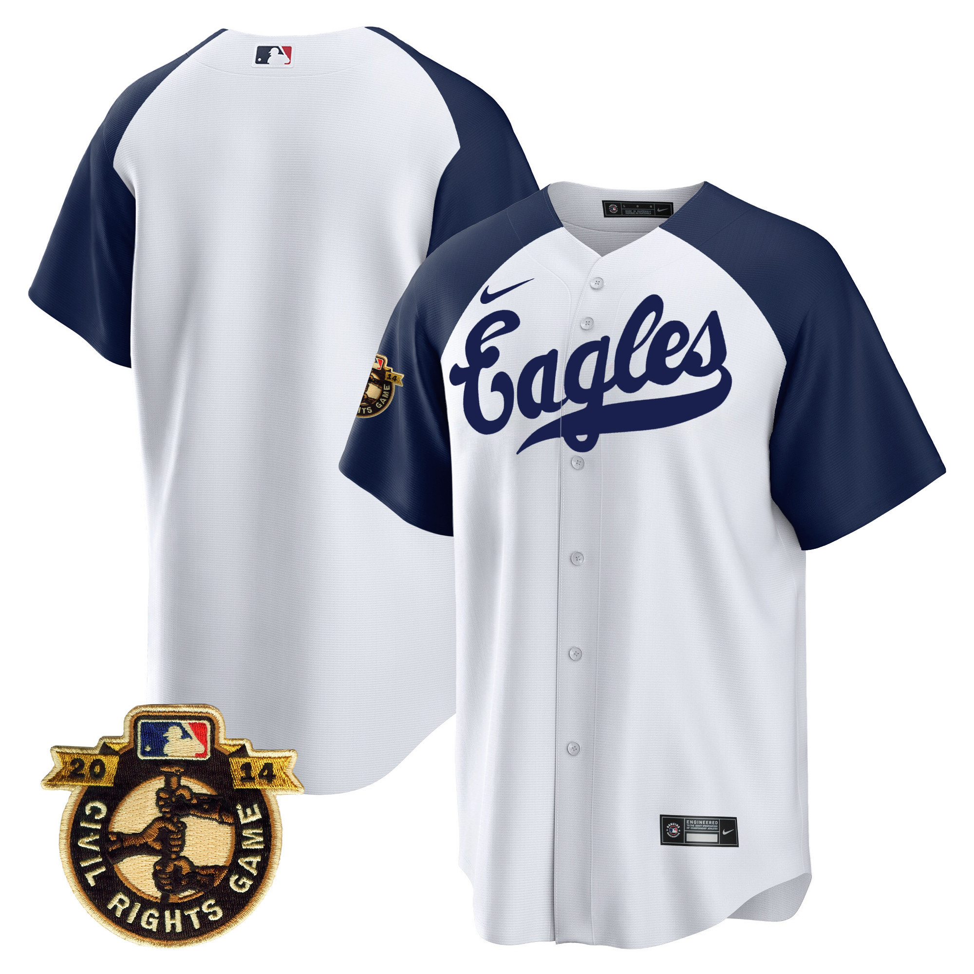 Men's Astros Throwback 1950 Houston Eagles Jersey - All Stitched - Image 42