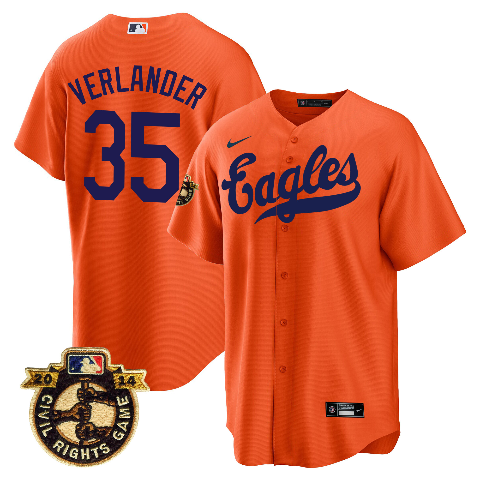 Men's Astros Throwback 1950 Houston Eagles Jersey - All Stitched - Image 26