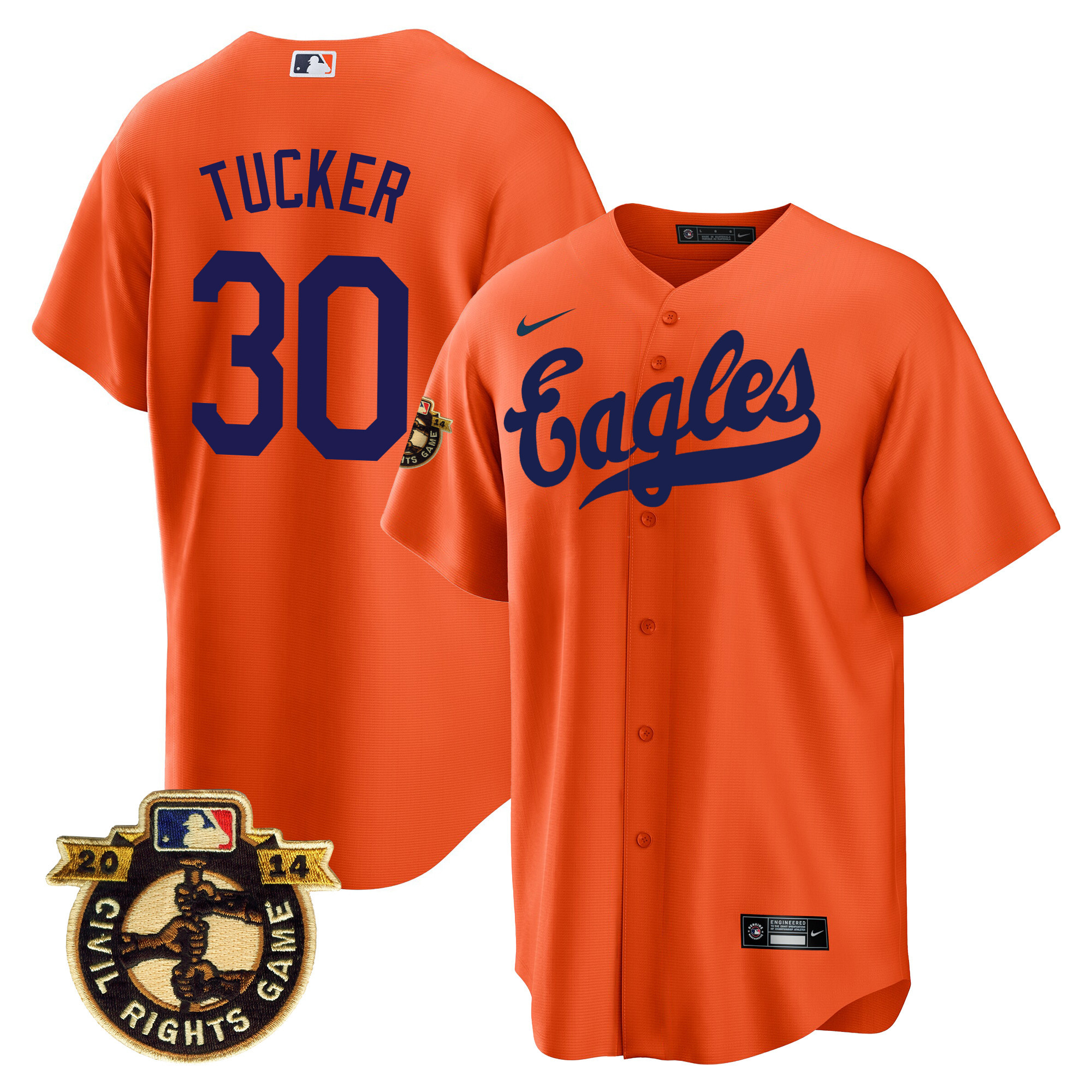 Men's Astros Throwback 1950 Houston Eagles Jersey - All Stitched - Image 27