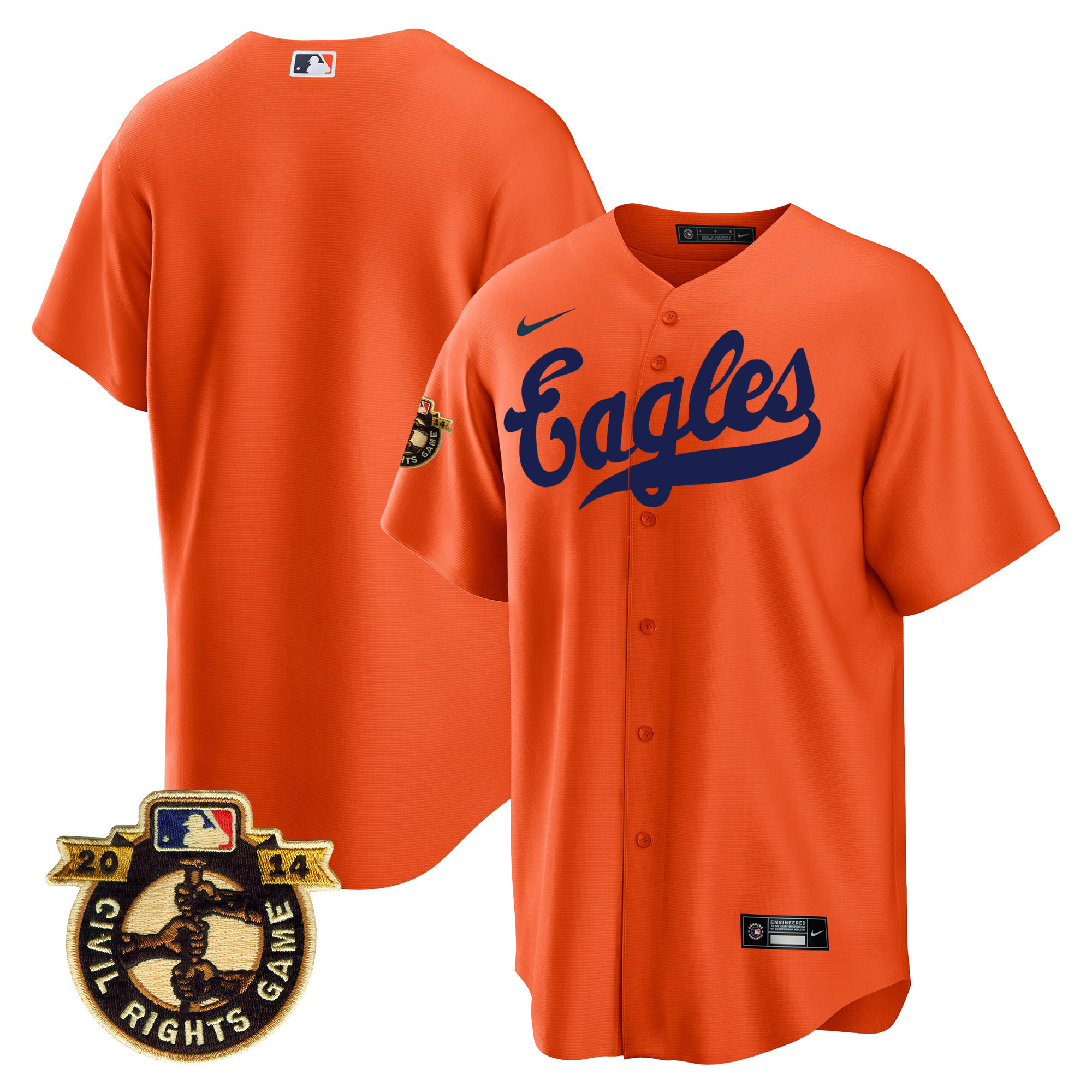 Men's Astros Throwback 1950 Houston Eagles Jersey - All Stitched - Image 28