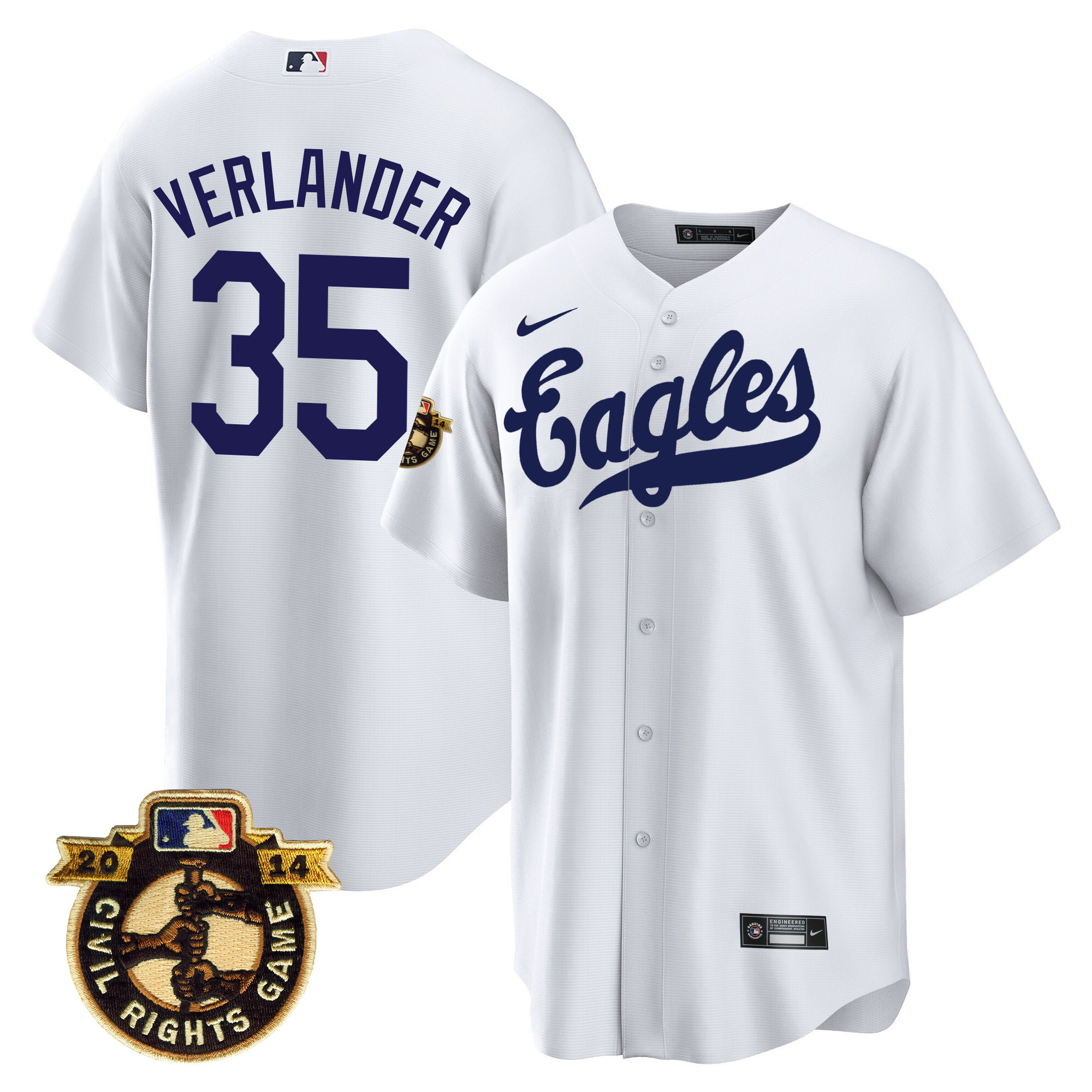 Men's Astros Throwback 1950 Houston Eagles Jersey - All Stitched - Image 5