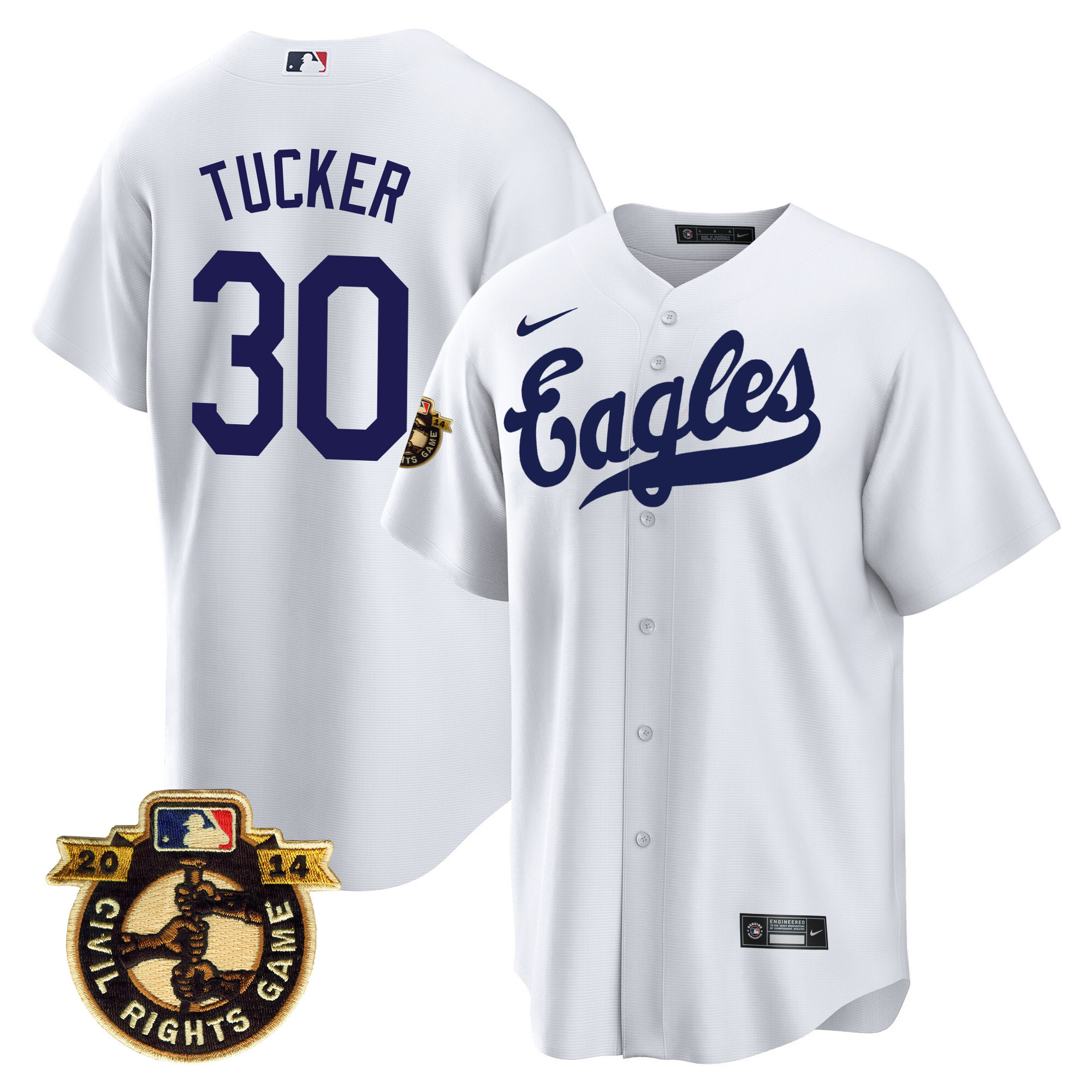 Men's Astros Throwback 1950 Houston Eagles Jersey - All Stitched - Image 6