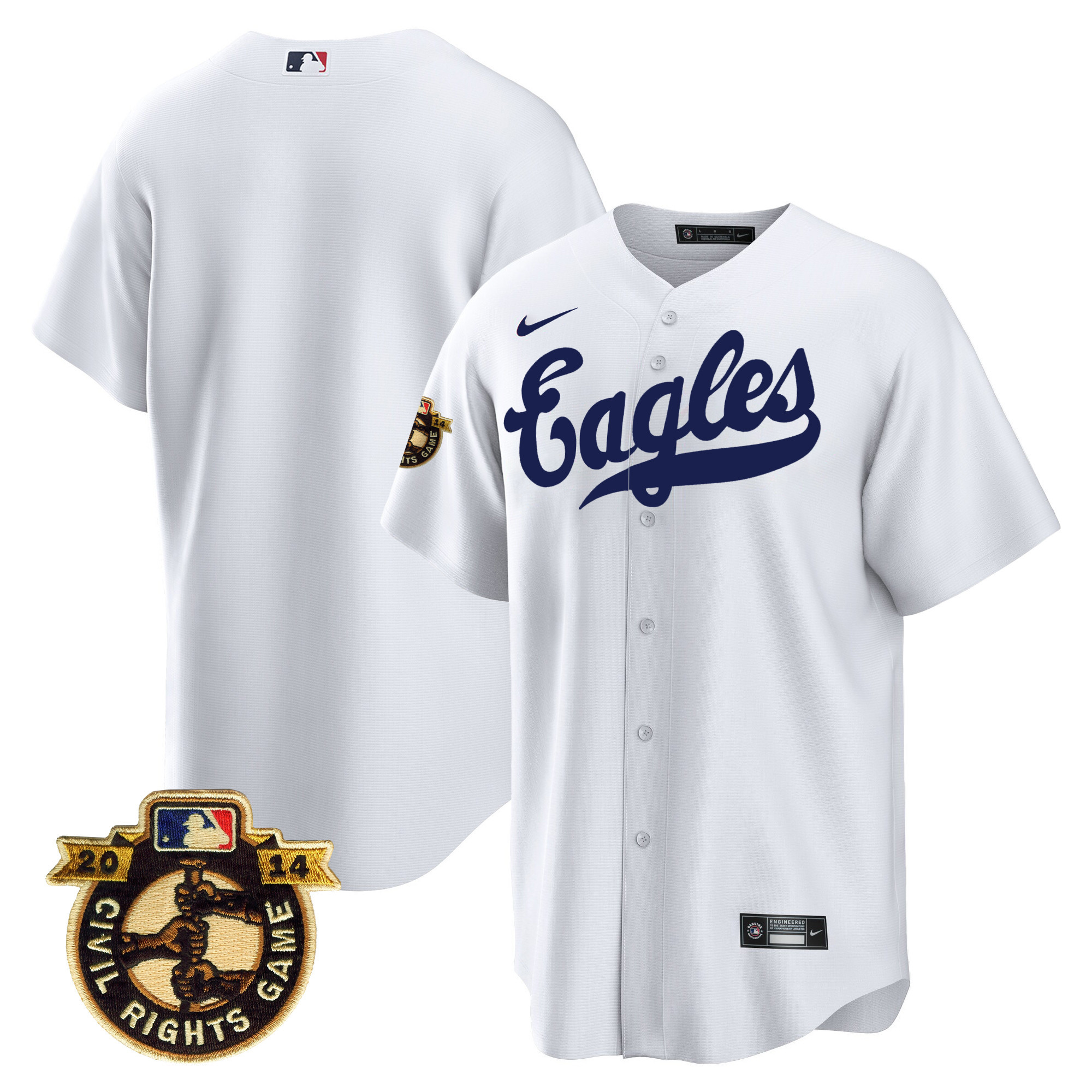 Men's Astros Throwback 1950 Houston Eagles Jersey - All Stitched - Image 7