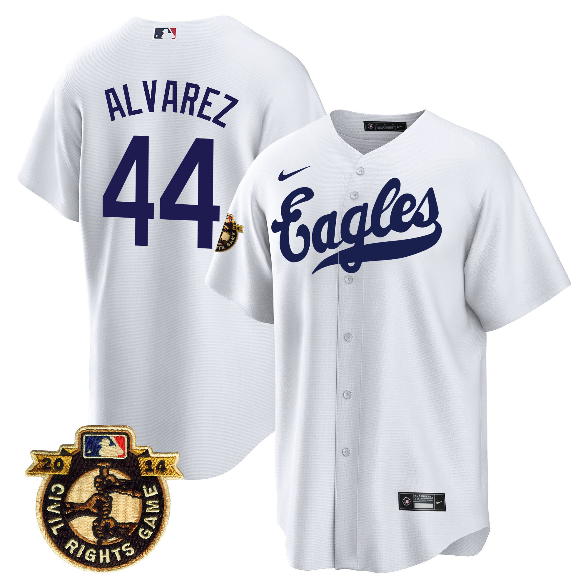 Men's Astros Throwback 1950 Houston Eagles Jersey - All Stitched - Image 4