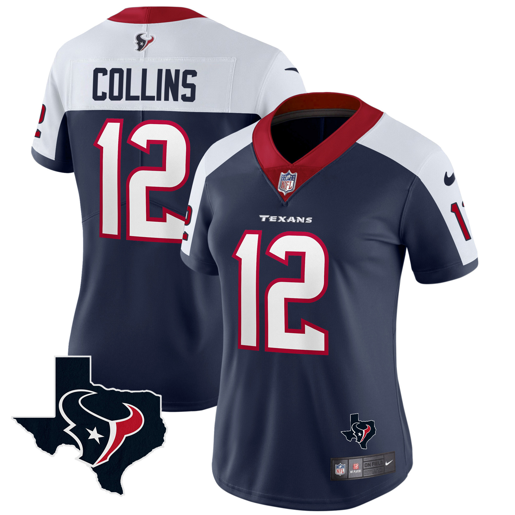 Women's Houston Texans Vapor Limited Jersey - All Stitched - Image 4