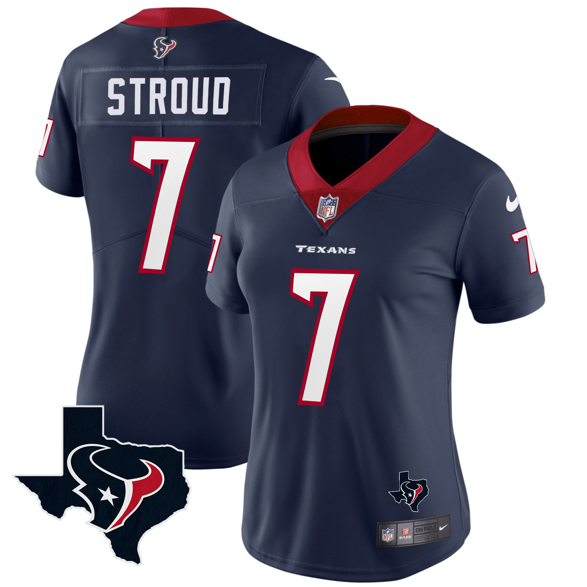 Women's Houston Texans Vapor Limited Jersey - All Stitched - Image 19