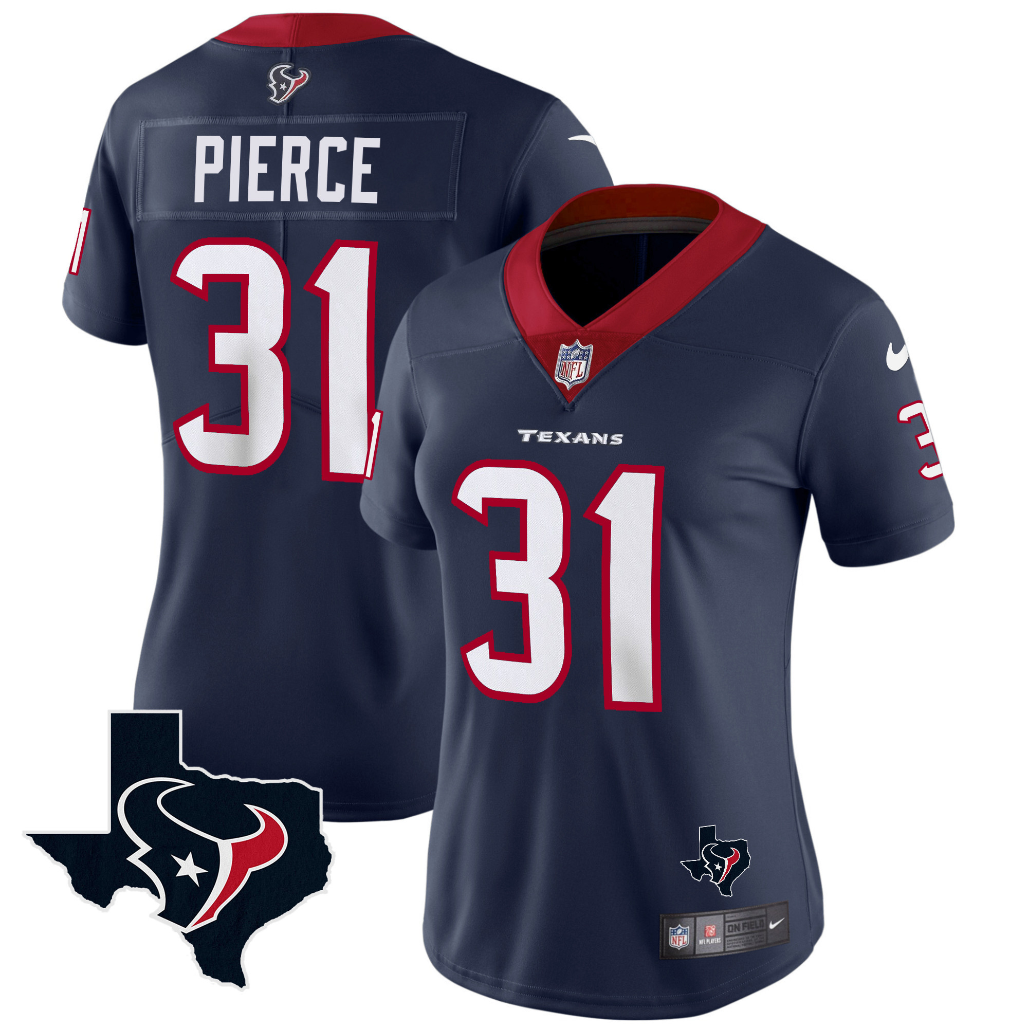 Women's Houston Texans Vapor Limited Jersey - All Stitched - Image 21