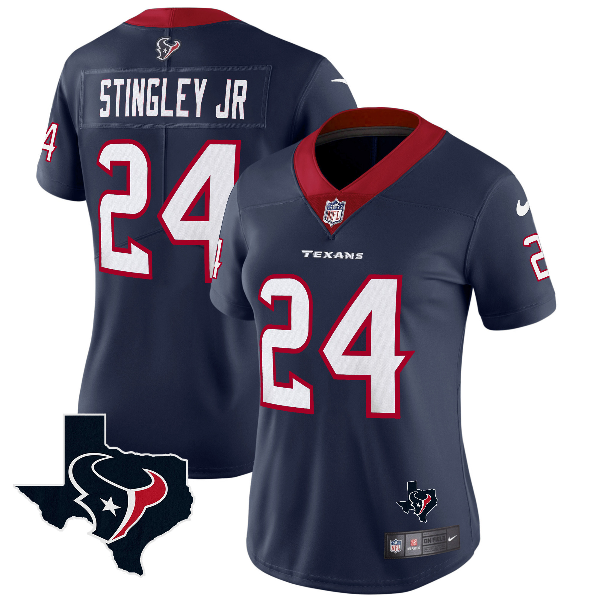 Women's Houston Texans Vapor Limited Jersey - All Stitched - Image 20