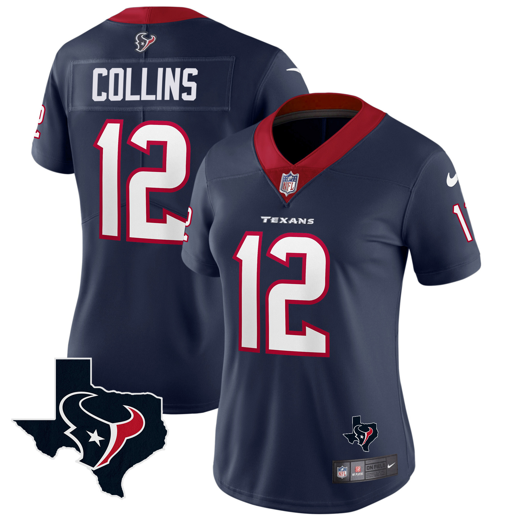 Women's Houston Texans Vapor Limited Jersey - All Stitched - Image 22