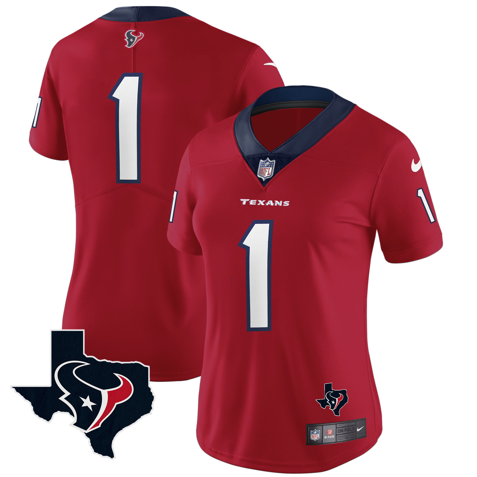Women's Houston Texans Vapor Limited Jersey - All Stitched - Image 12