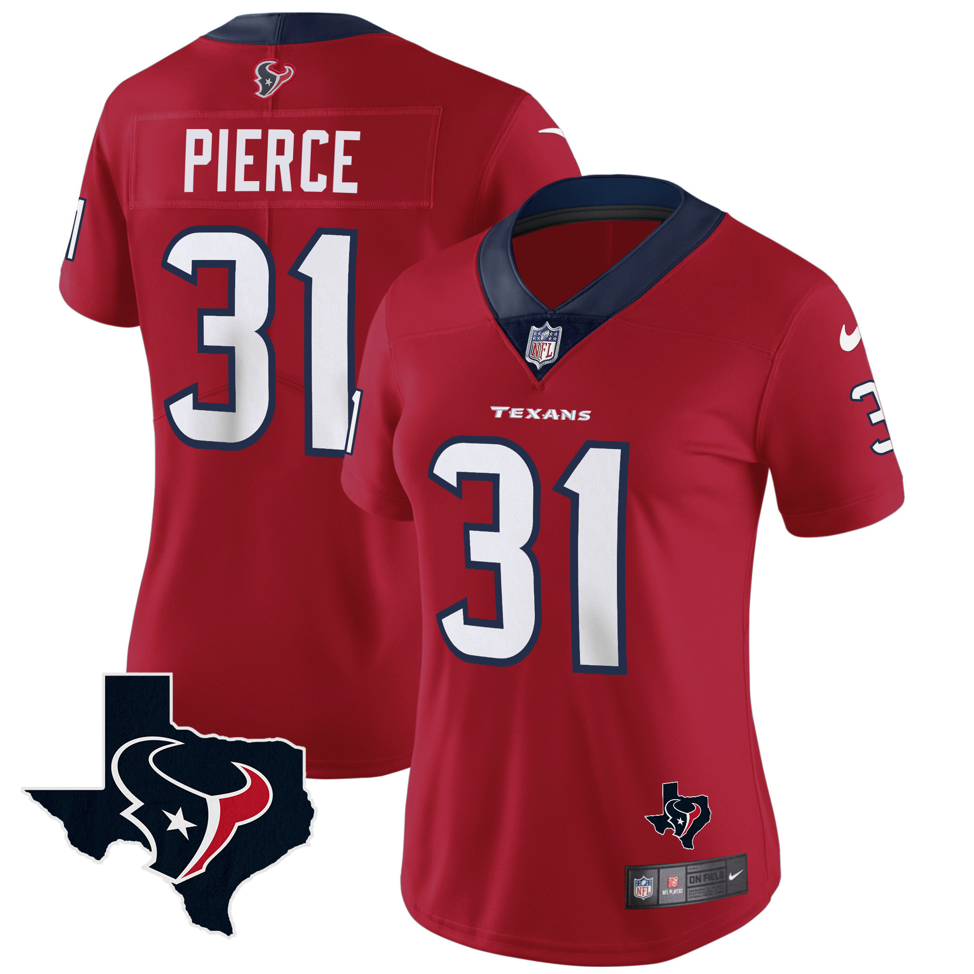 Women's Houston Texans Vapor Limited Jersey - All Stitched - Image 9