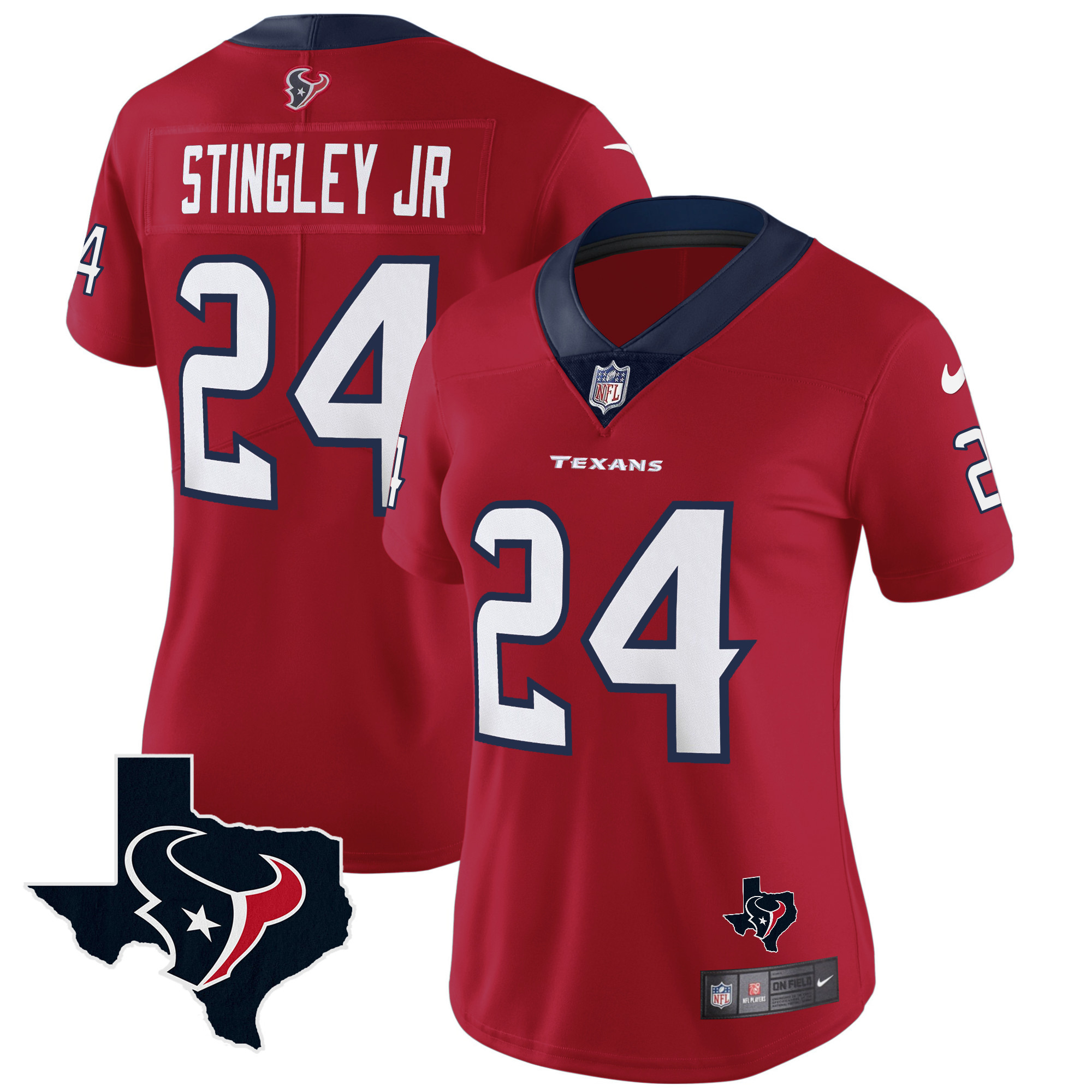 Women's Houston Texans Vapor Limited Jersey - All Stitched - Image 8