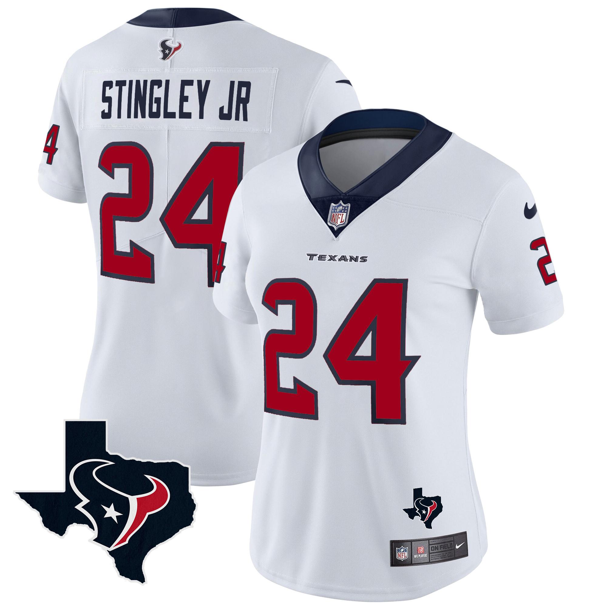 Women's Houston Texans Vapor Limited Jersey - All Stitched - Image 14