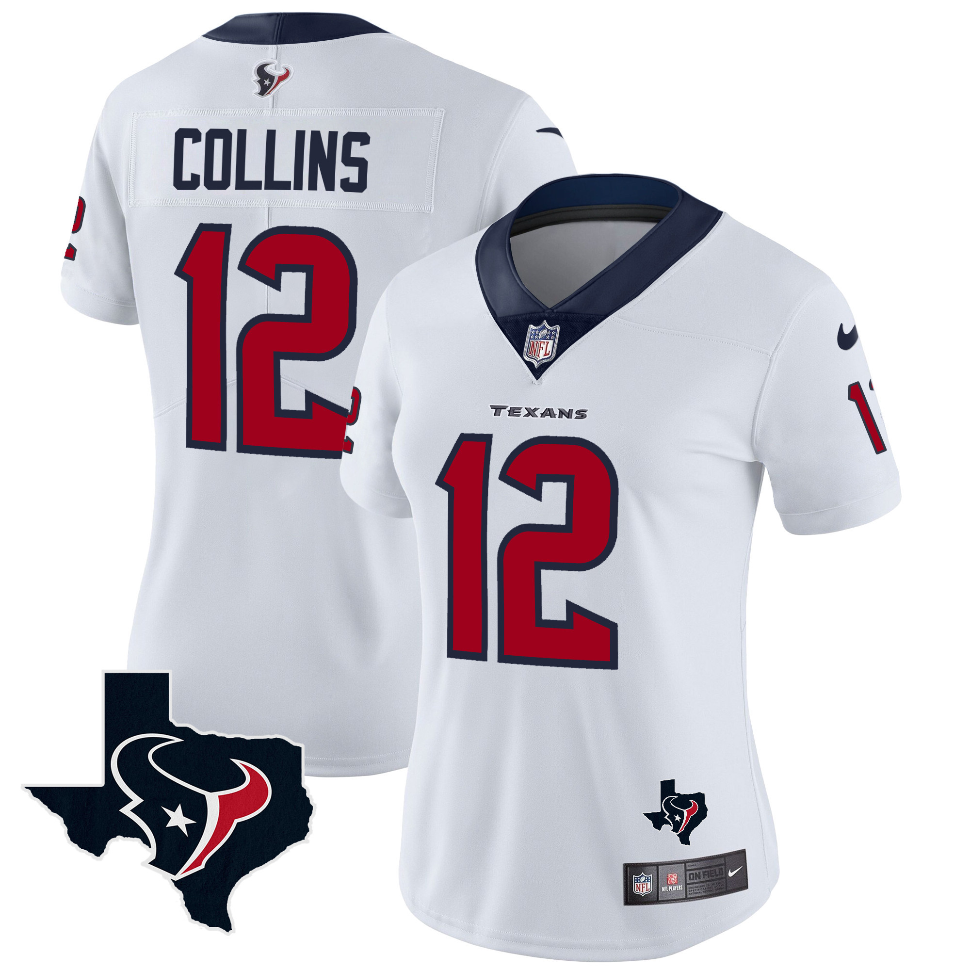 Women's Houston Texans Vapor Limited Jersey - All Stitched - Image 16