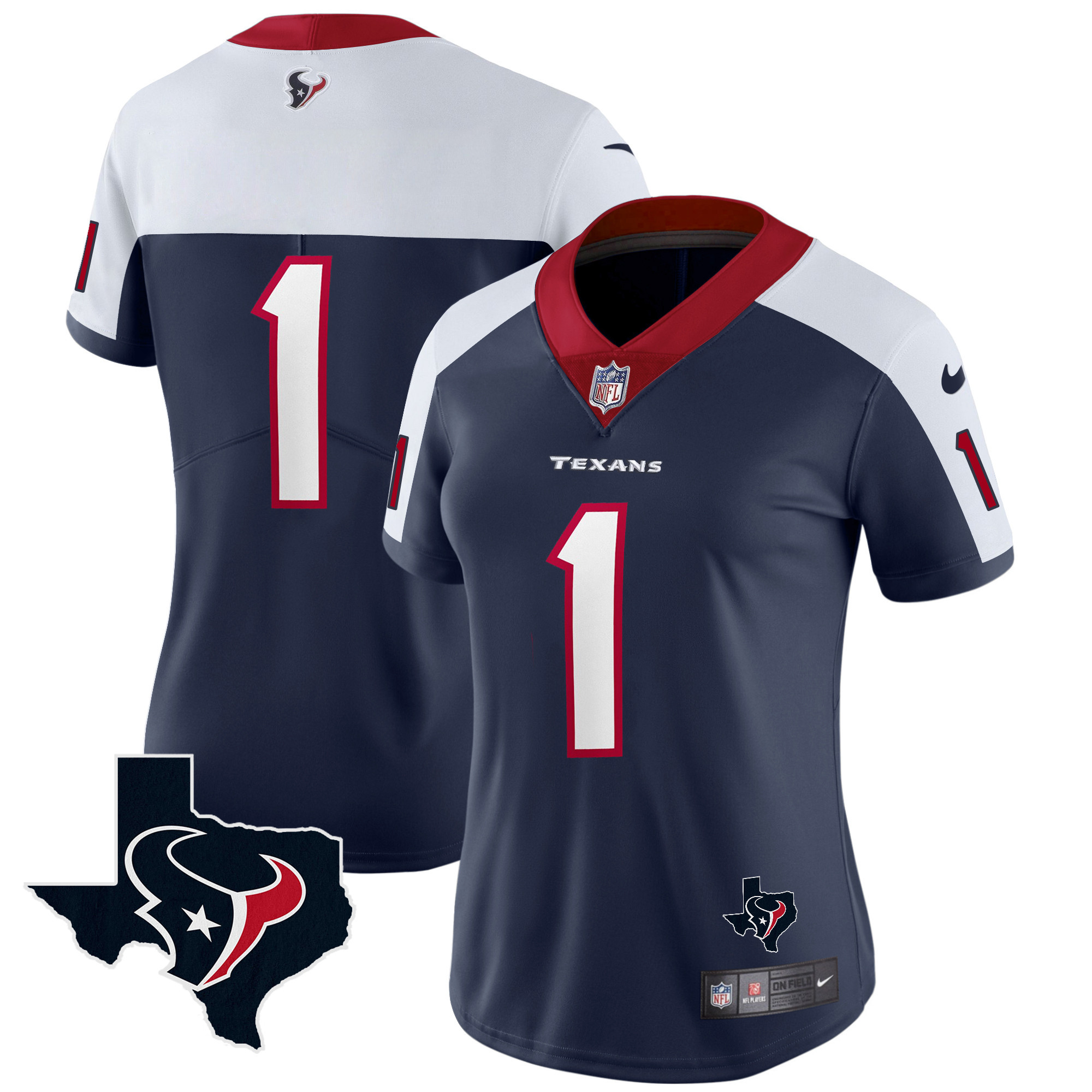 Women's Houston Texans Vapor Limited Jersey - All Stitched - Image 6