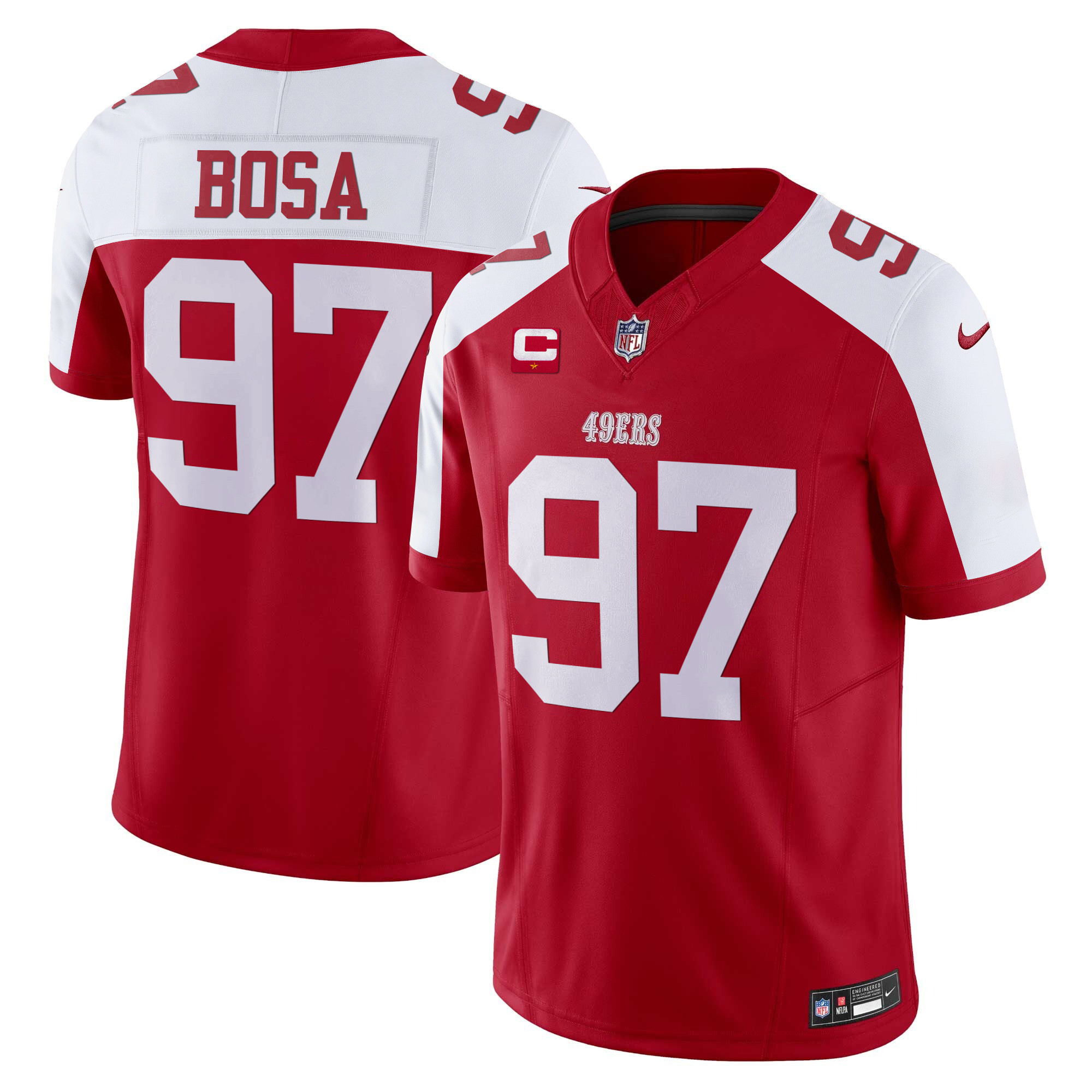 Nick Bosa San Francisco 49ers Vapor F.U.S.E Limited Jersey - All Stitched - Image 4