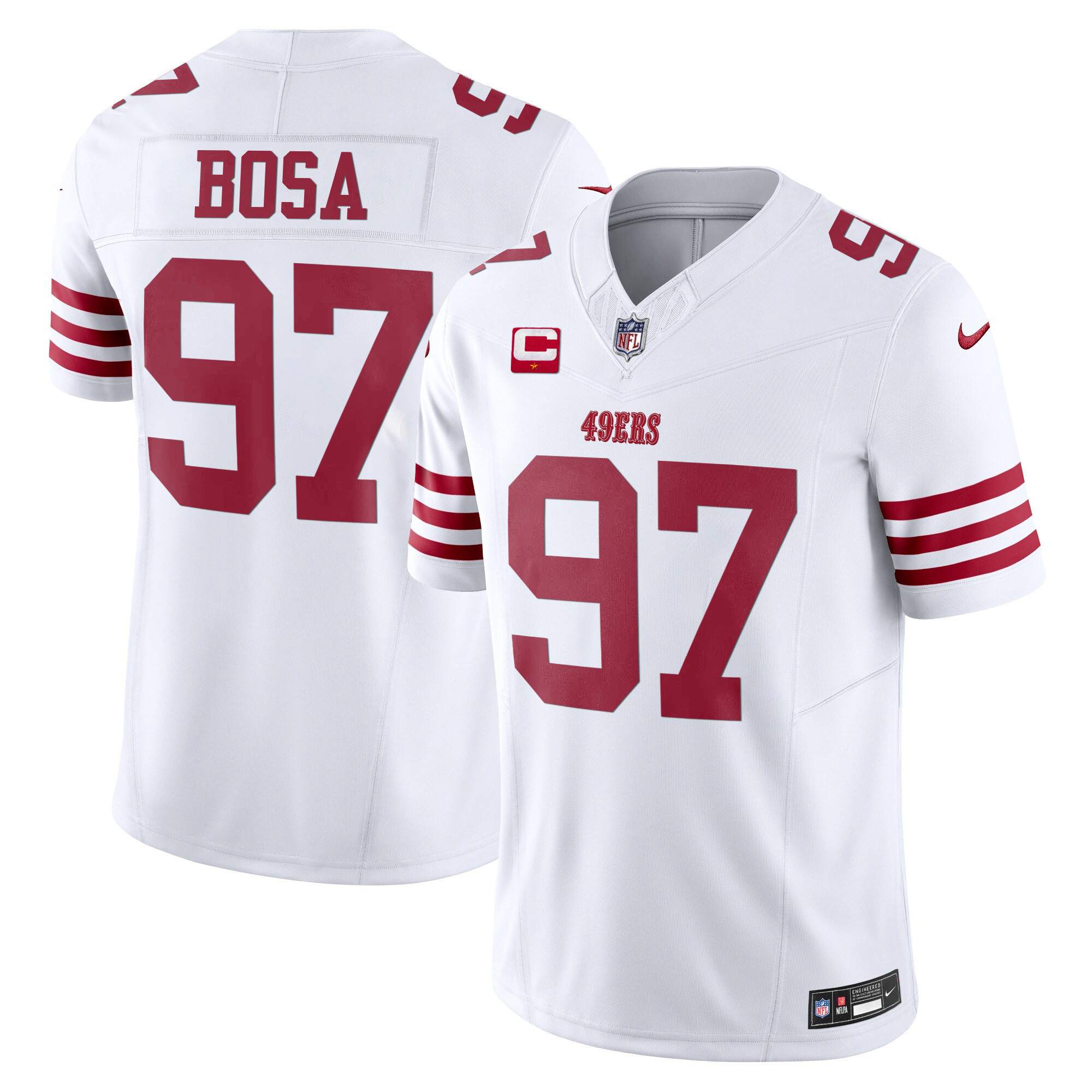 Nick Bosa San Francisco 49ers Vapor F.U.S.E Limited Jersey - All Stitched - Image 2