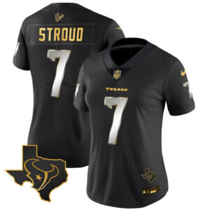 Women's Houston Texans Gold Vapor Limited Jersey - All Stitched