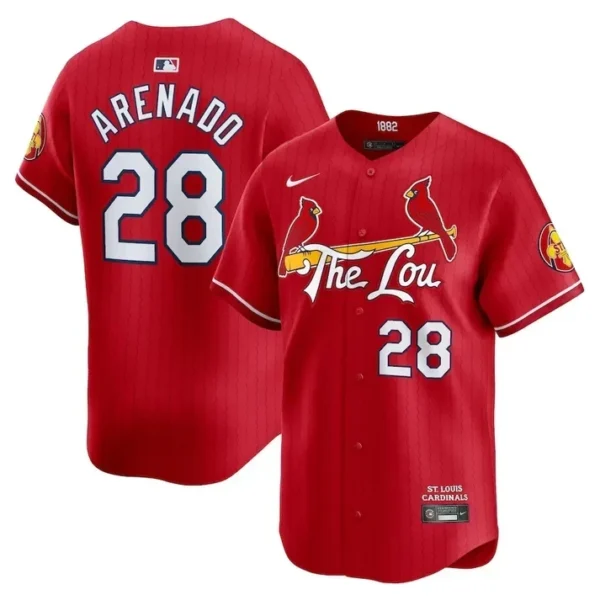 Men's St. Louis Cardinals 2024 City Connect Vapor Premier Limited Jersey V2 - All Stitched - Image 20