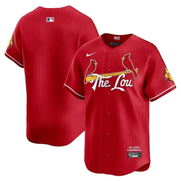Men's St. Louis Cardinals 2024 City Connect Vapor Premier Limited Jersey V2 - All Stitched - Image 24