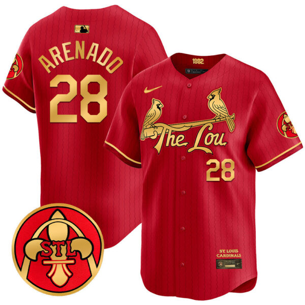 Men's St. Louis Cardinals 2024 City Connect Vapor Premier Limited Jersey V2 - All Stitched - Image 2