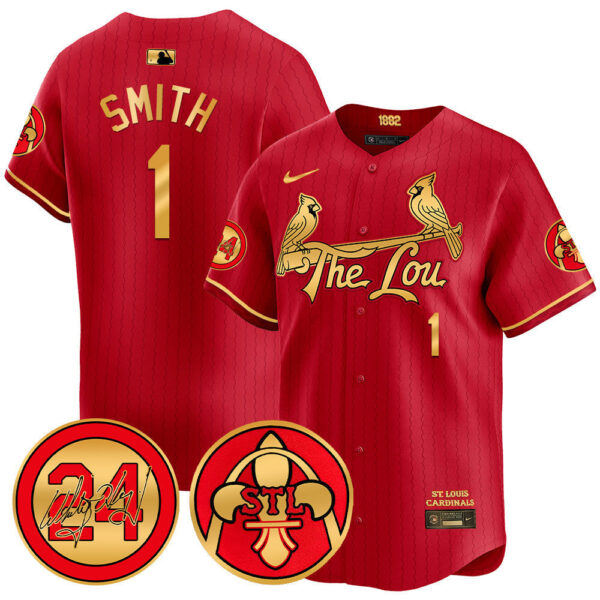 Men's Cardinals 2024 City Connect Whitey Herzog Patch Vapor Premier Limited Jersey V2 - All Stitched - Image 4