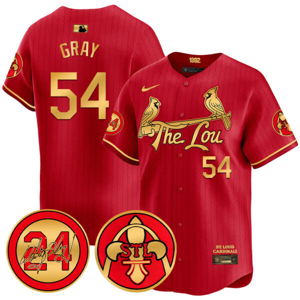 Men's Cardinals 2024 City Connect Whitey Herzog Patch Vapor Premier Limited Jersey V2 - All Stitched - Image 5