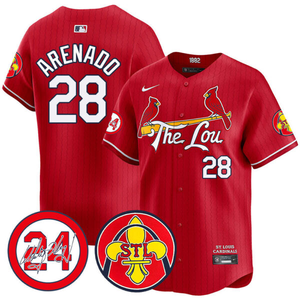 Men's Cardinals 2024 City Connect Whitey Herzog Patch Vapor Premier Limited Jersey V2 - All Stitched - Image 23