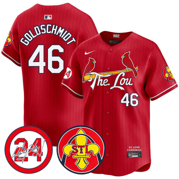 Men's Cardinals 2024 City Connect Whitey Herzog Patch Vapor Premier Limited Jersey V2 - All Stitched - Image 24