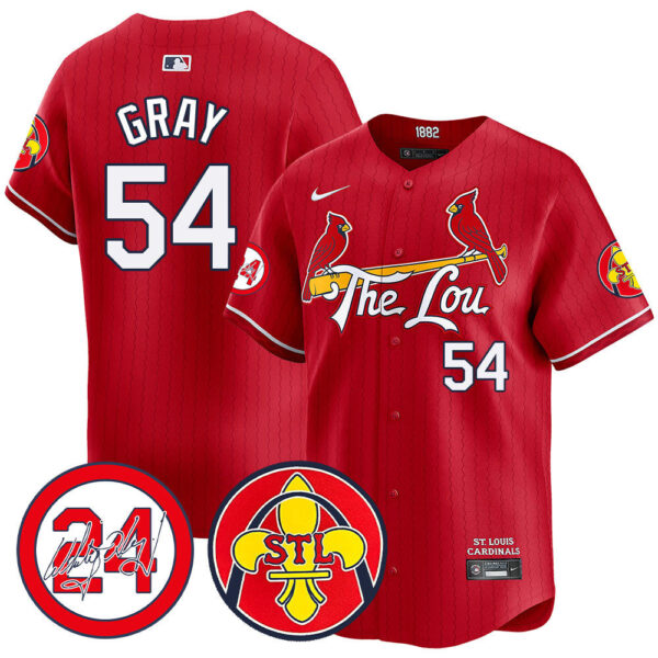Men's Cardinals 2024 City Connect Whitey Herzog Patch Vapor Premier Limited Jersey V2 - All Stitched - Image 26