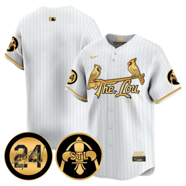 Men's Cardinals 2024 City Connect Whitey Herzog Patch Vapor Premier Limited Jersey V2 - All Stitched - Image 14
