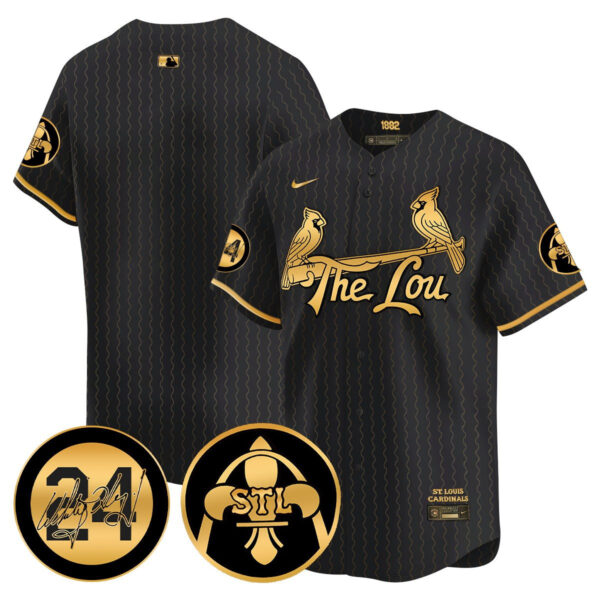 Men's Cardinals 2024 City Connect Whitey Herzog Patch Vapor Premier Limited Jersey V2 - All Stitched - Image 21