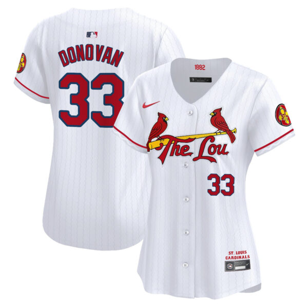Women's St. Louis Cardinals 2024 City Connect Vapor Premier Limited Jersey - All Stitched - Image 32