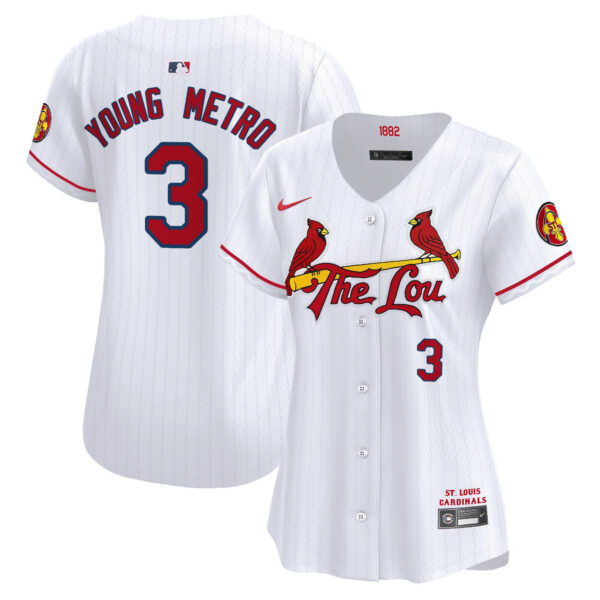 Women's St. Louis Cardinals 2024 City Connect Vapor Premier Limited Jersey - All Stitched - Image 34