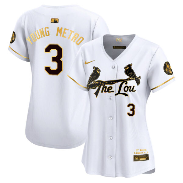 Women's St. Louis Cardinals 2024 City Connect Vapor Premier Limited Jersey - All Stitched - Image 7