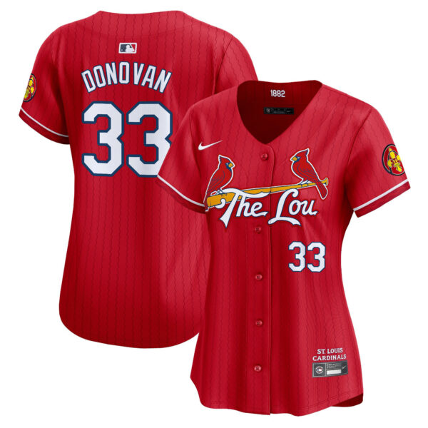 Women's St. Louis Cardinals 2024 City Connect Vapor Premier Limited Jersey - All Stitched - Image 23