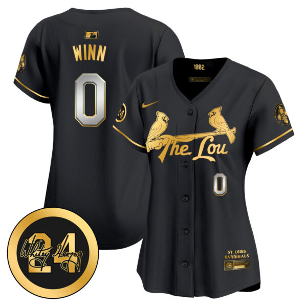 Women's St. Louis Cardinals 2024 City Connect Whitey Herzog Patch Vapor Premier Limited Jersey - All Stitched - Image 11