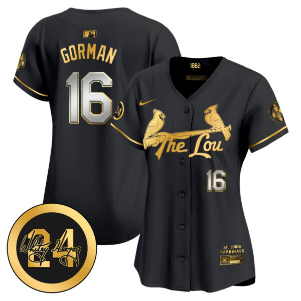 Women's St. Louis Cardinals 2024 City Connect Whitey Herzog Patch Vapor Premier Limited Jersey - All Stitched - Image 12
