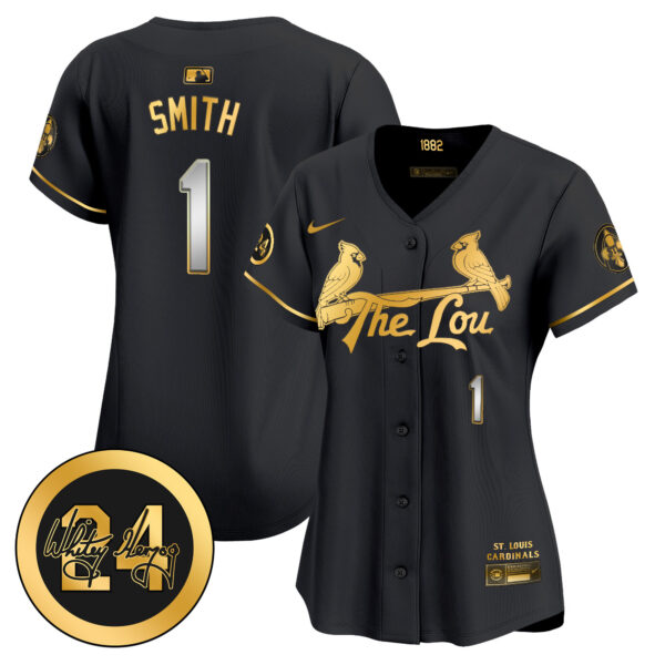 Women's St. Louis Cardinals 2024 City Connect Whitey Herzog Patch Vapor Premier Limited Jersey - All Stitched - Image 17