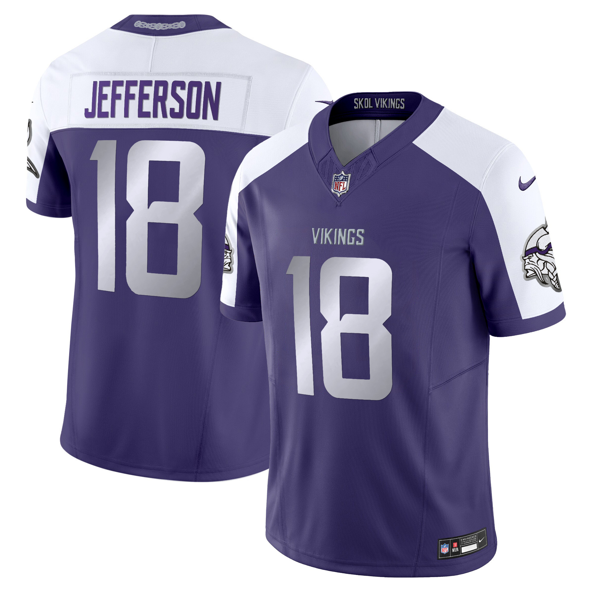 Men's 2024 Minnesota Vikings Winter Warrior Vapor Limited Jersey - All Stitched - Image 25