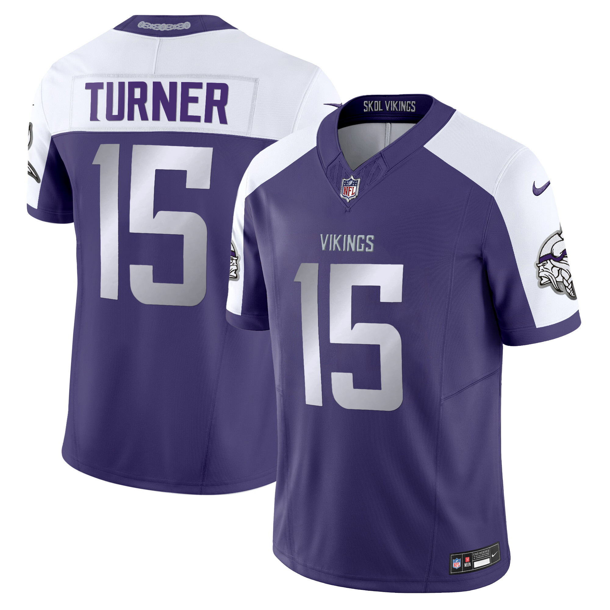 Men's 2024 Minnesota Vikings Winter Warrior Vapor Limited Jersey - All Stitched - Image 27
