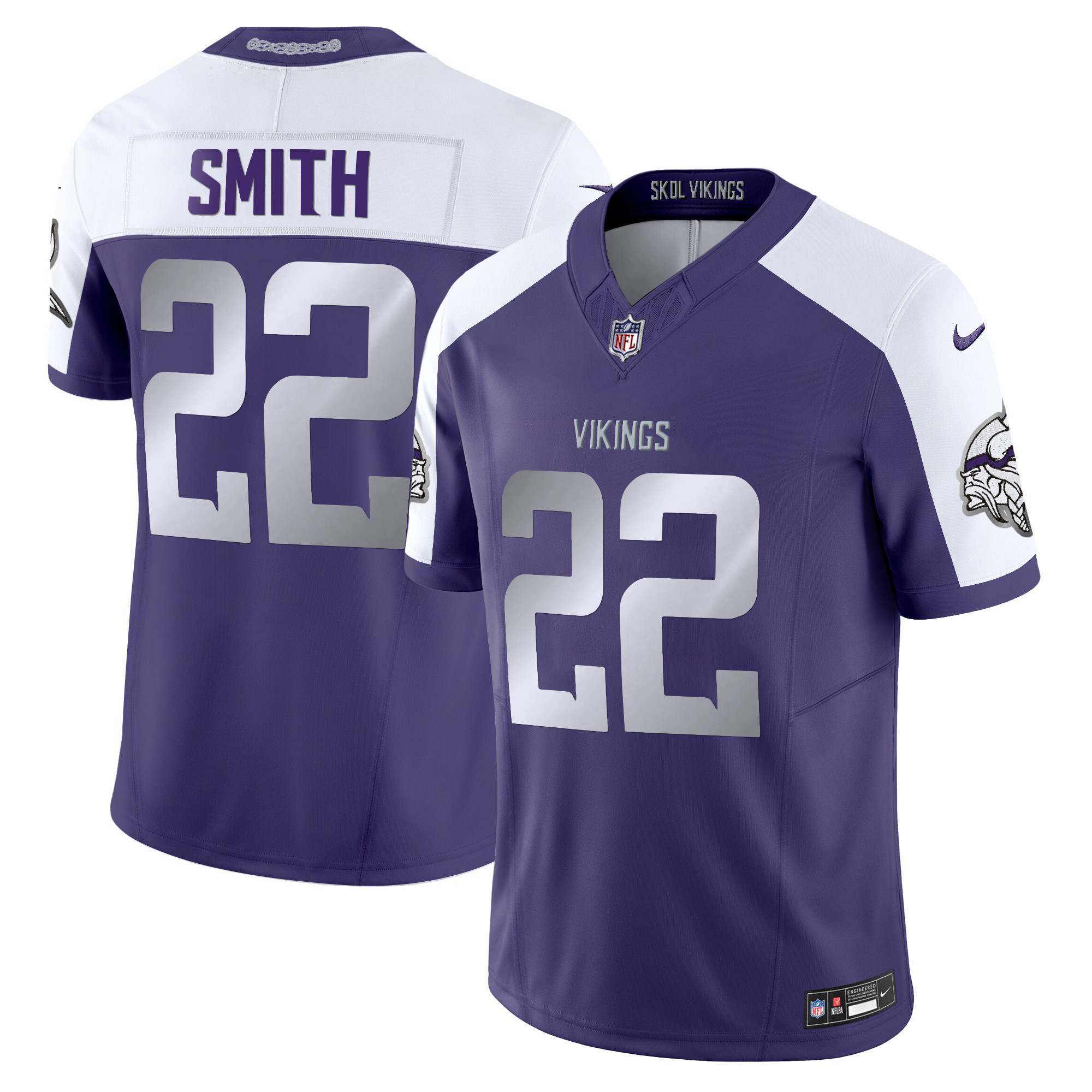 Men's 2024 Minnesota Vikings Winter Warrior Vapor Limited Jersey - All Stitched - Image 30