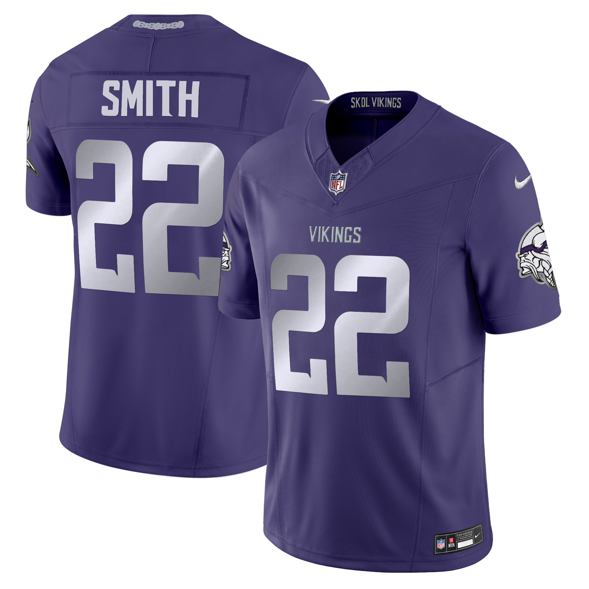 Men's 2024 Minnesota Vikings Winter Warrior Vapor Limited Jersey - All Stitched - Image 38