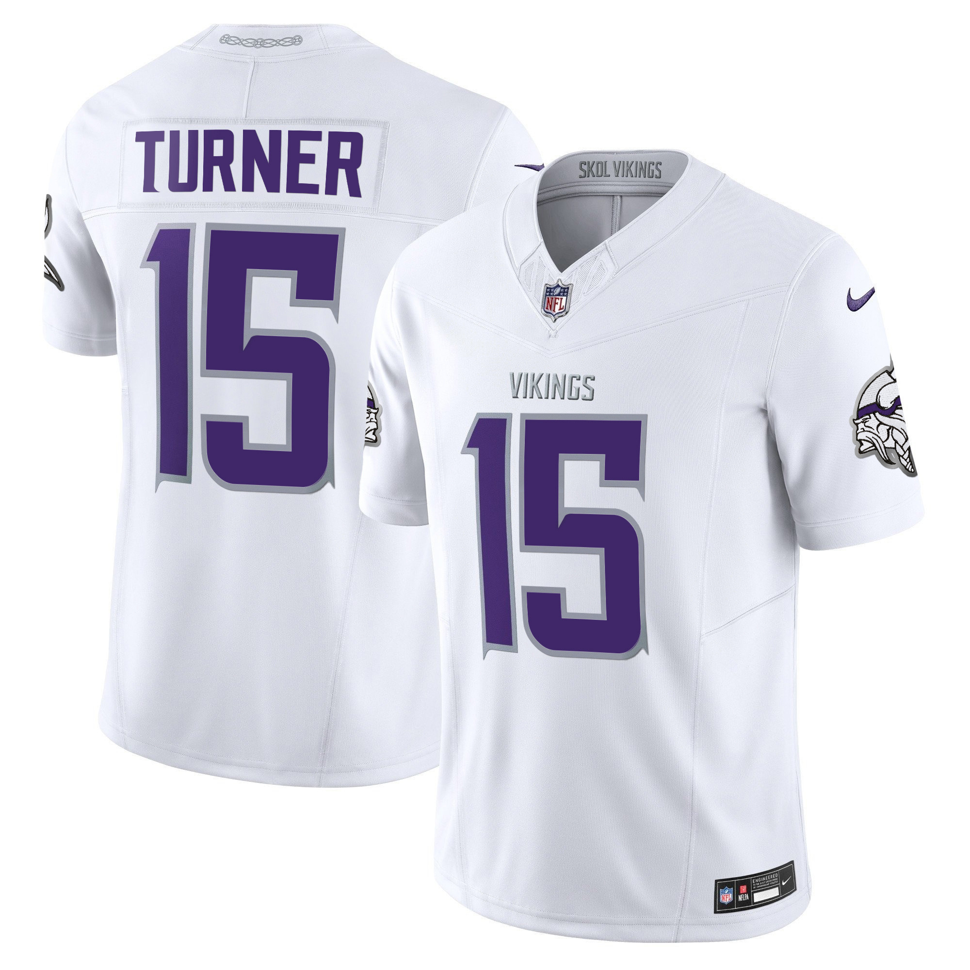 Men's 2024 Minnesota Vikings Winter Warrior Vapor Limited Jersey - All Stitched - Image 3