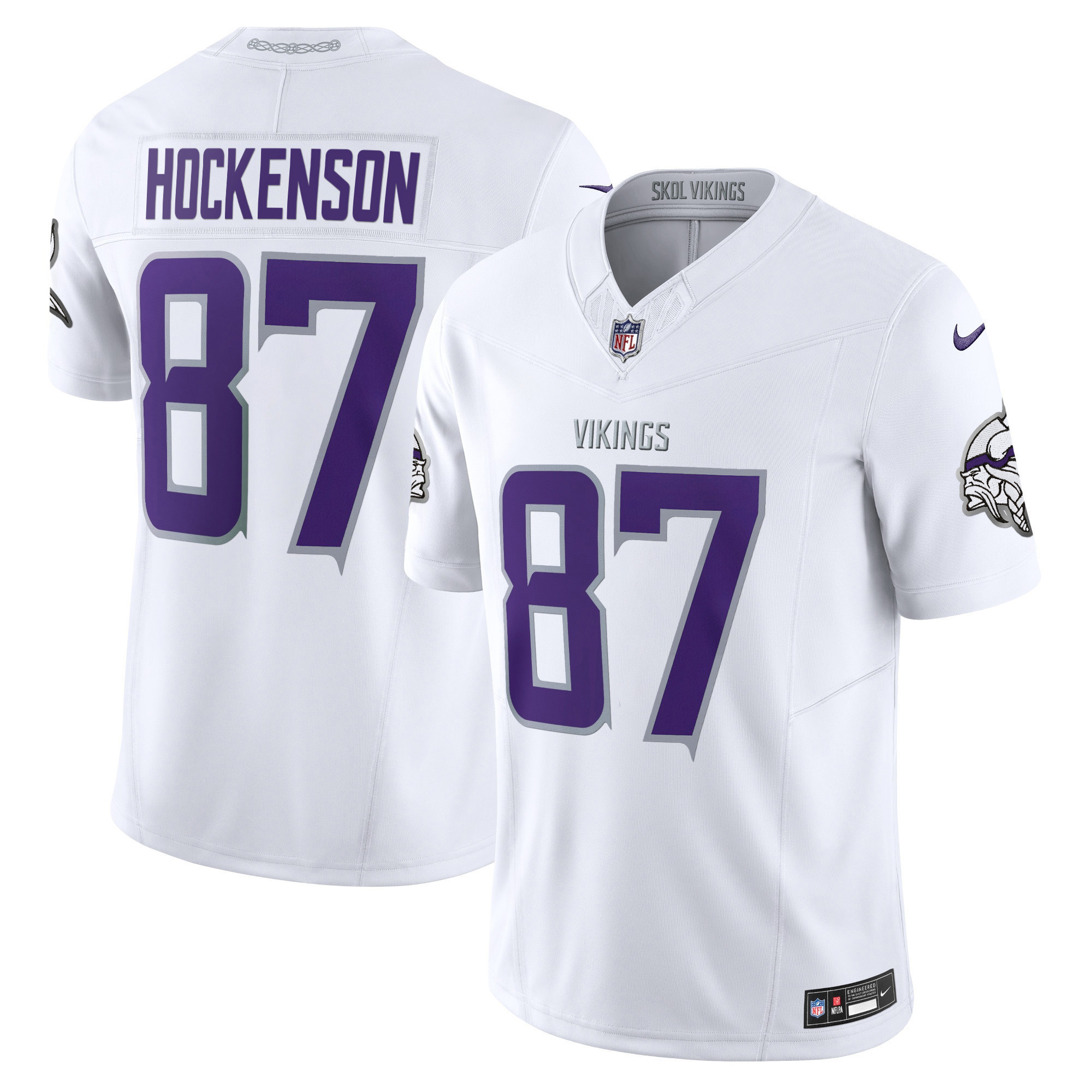 Men's 2024 Minnesota Vikings Winter Warrior Vapor Limited Jersey - All Stitched - Image 7