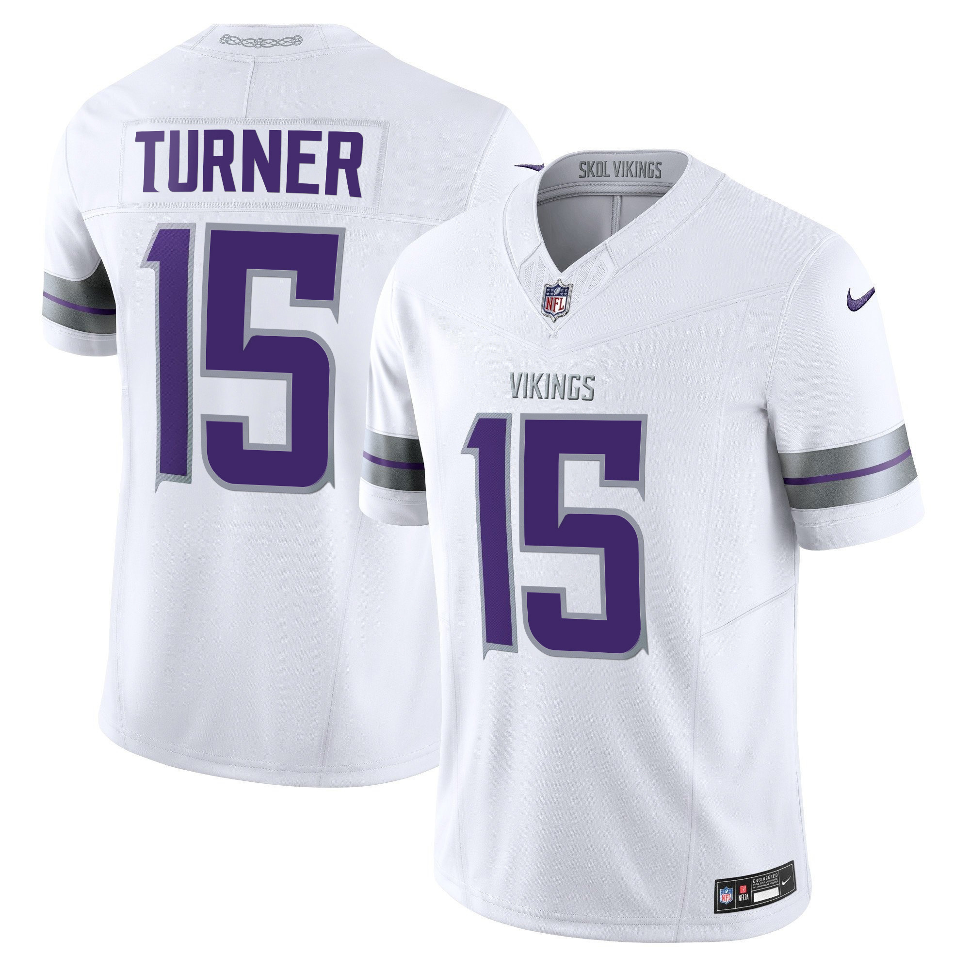 Men's 2024 Minnesota Vikings Winter Warrior Vapor Limited Jersey - All Stitched - Image 11