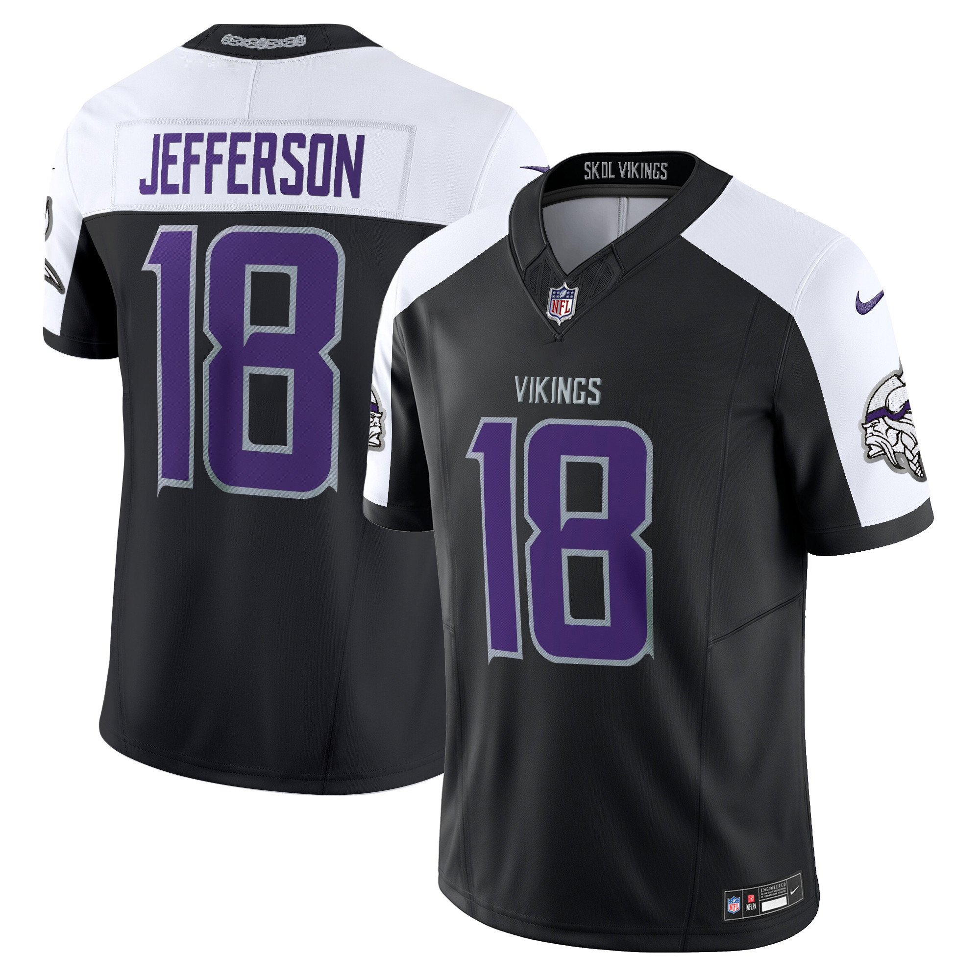Men's 2024 Minnesota Vikings Winter Warrior Vapor Limited Jersey - All Stitched - Image 17
