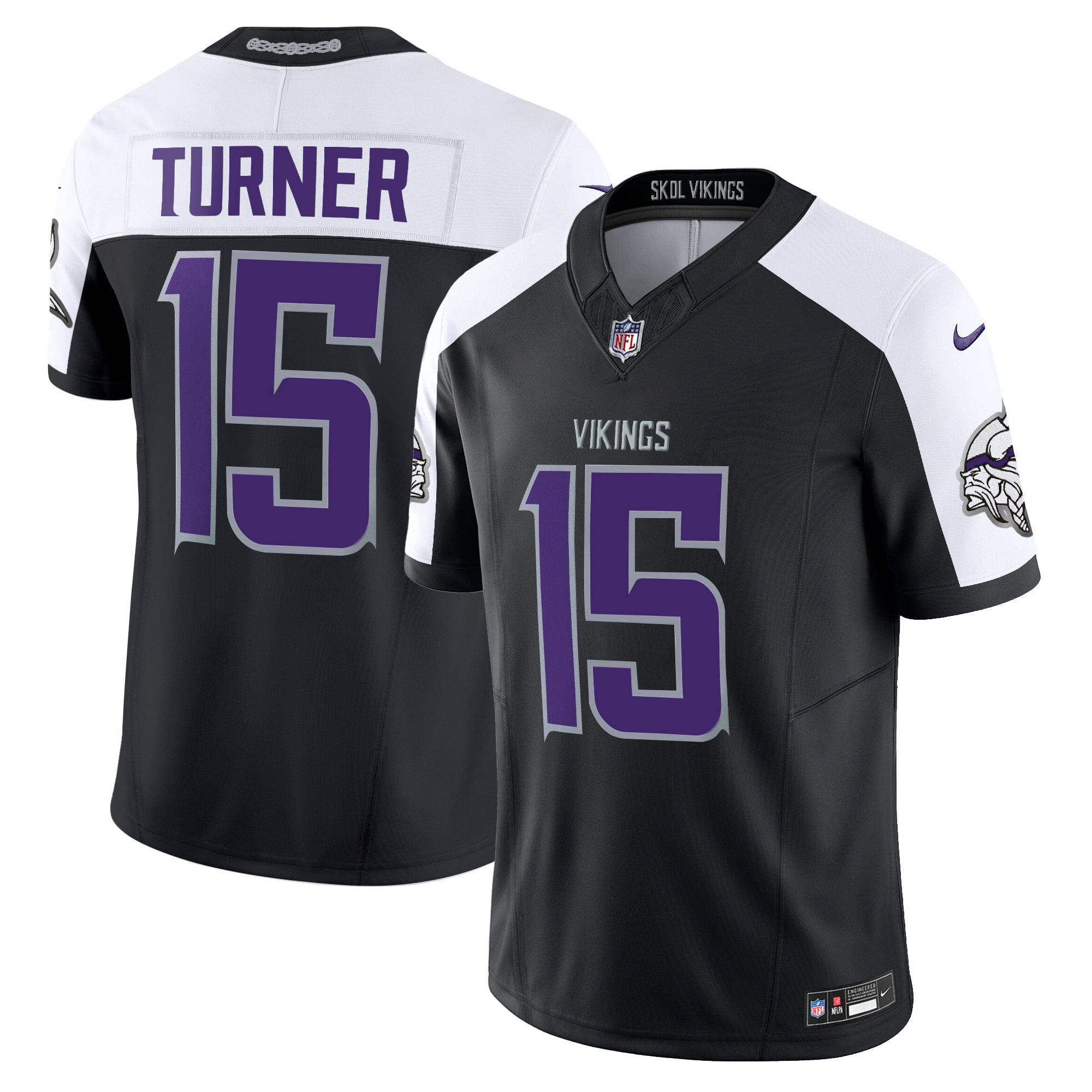 Men's 2024 Minnesota Vikings Winter Warrior Vapor Limited Jersey - All Stitched - Image 19