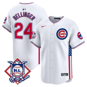 Men's Chicago Cubs 2024 Fourth of July Vapor Premier Limited Jersey V3 - All Stitched