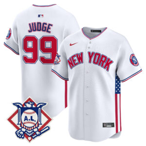 Men's New York Yankees 2024 Fourth of July Vapor Premier Limited Jersey V8 - All Stitched